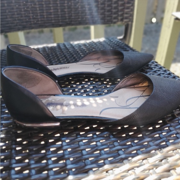 Sam & Libby D’Orsay slip ons in Black - Picture 3 of 4